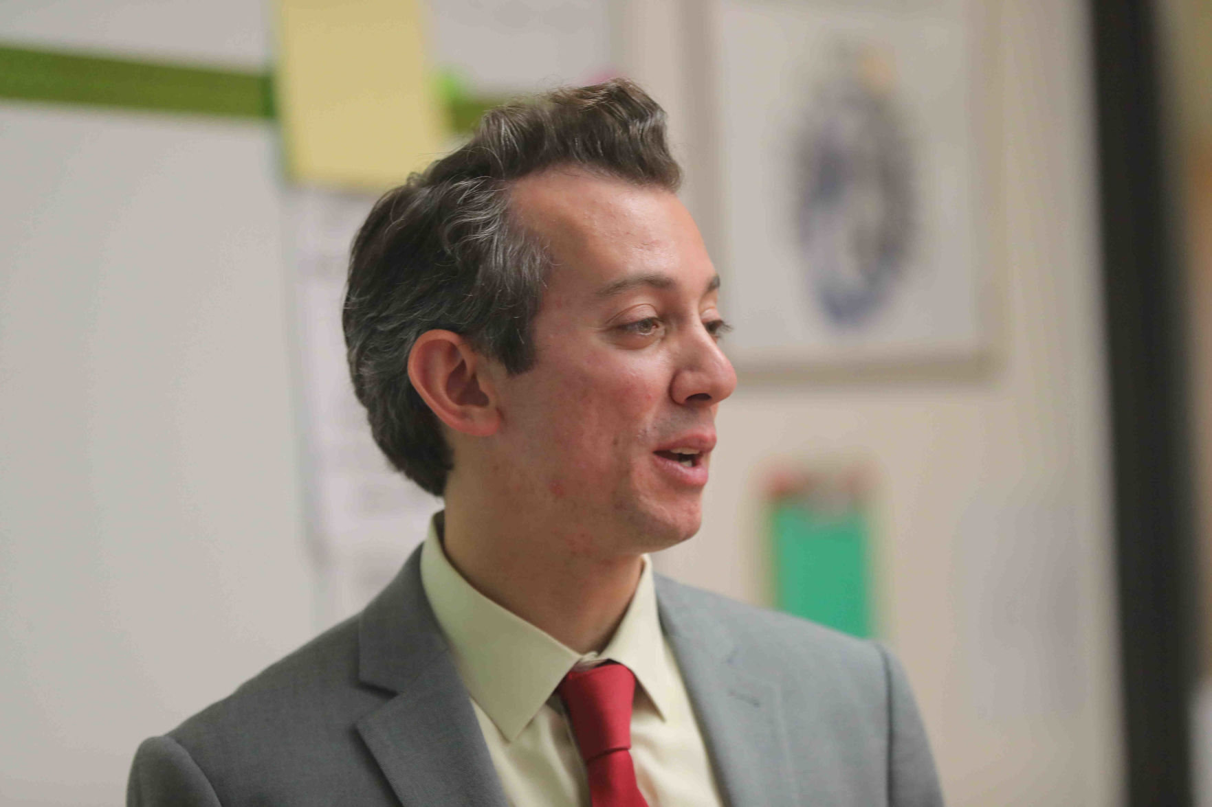 Meteorologist Joe Martucci at EHC Community School